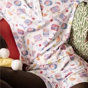 Roller Rabbit Tinned or Twist Pajama Set XS NWT